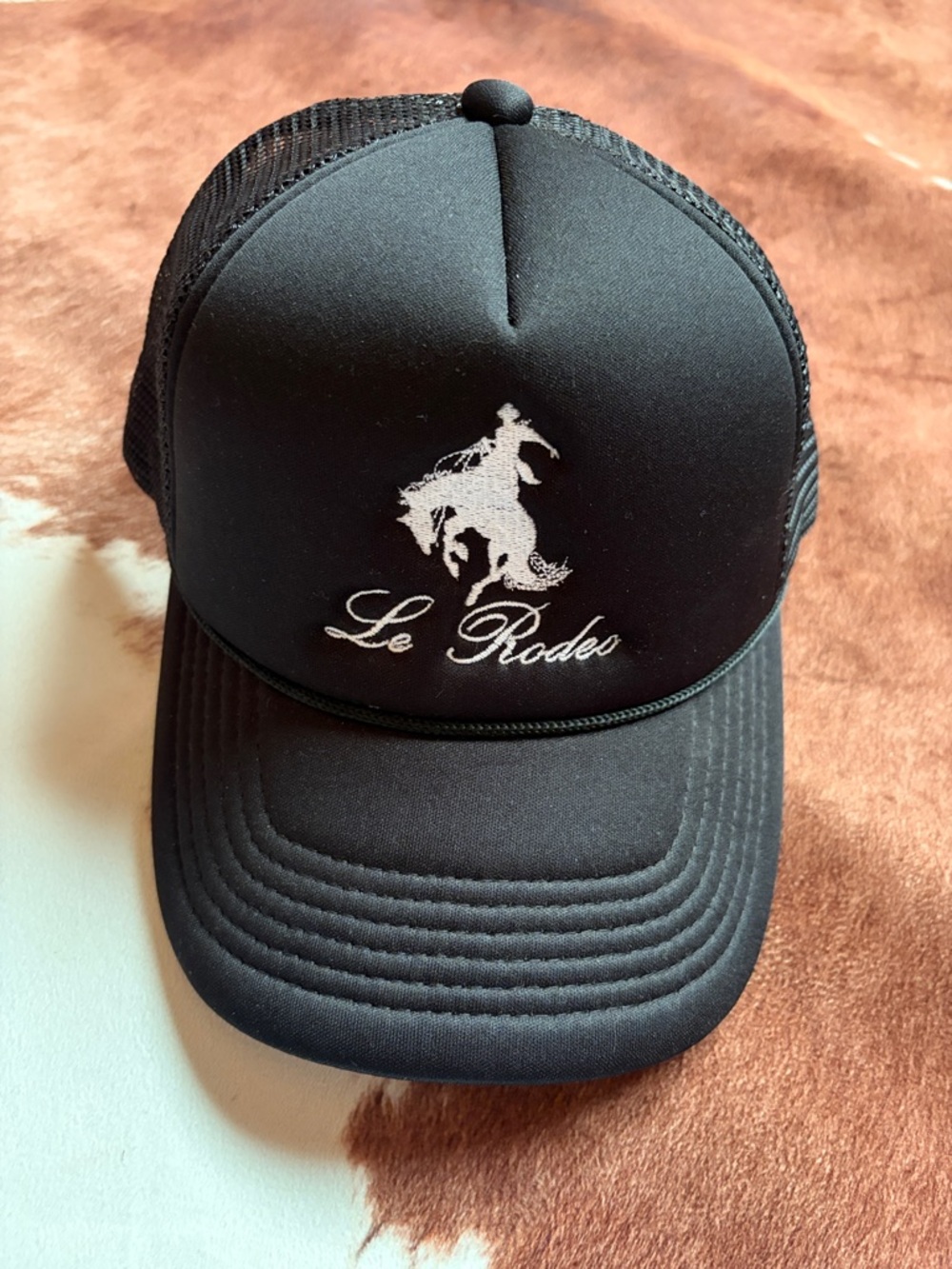 Black Trucker Cap